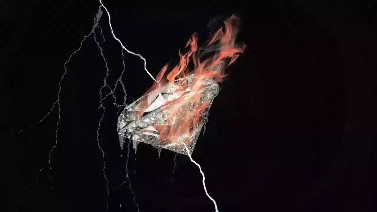 Melting Diamond